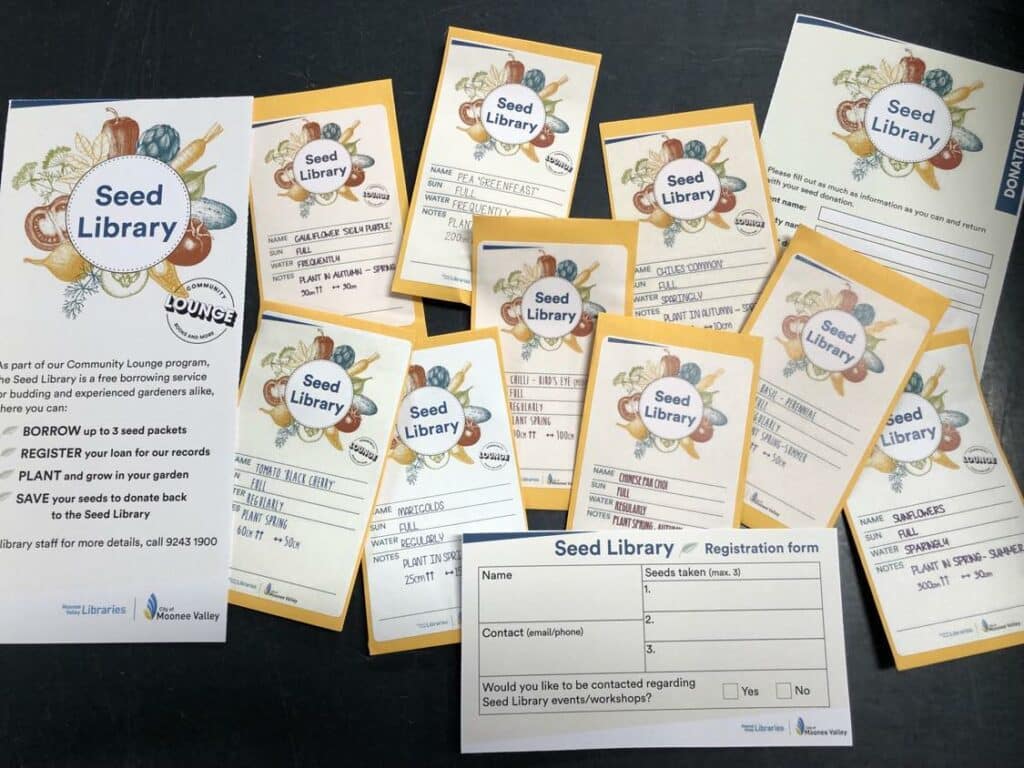 Seed Library Labeling Seed Library - Moonee Valley Libraries