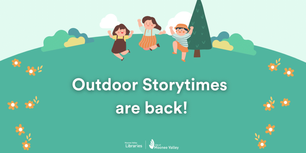 Outdoor Storytimes are back WEB Outdoor Storytimes are back WEB
