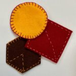 Hand Sewing Example Coaster