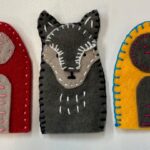 Hand Sewing Example Finger Puppets