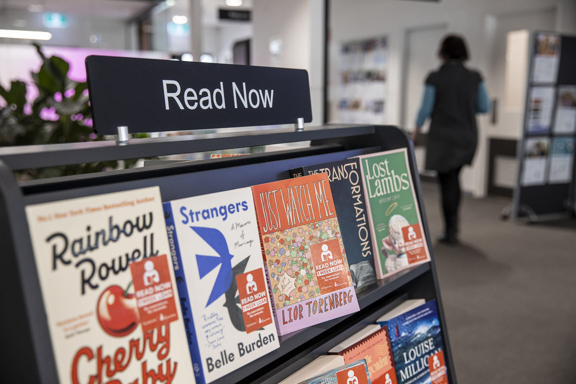 Avondale Heights Library 2026 Read Now stand 0004